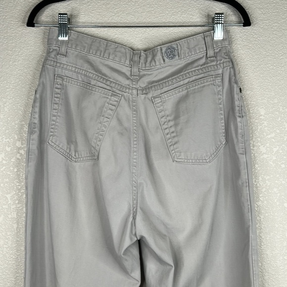 St. John's Bay Khaki Relaxed Fit High Rise Straight Leg Pants Size 10 - Picture 5 of 7